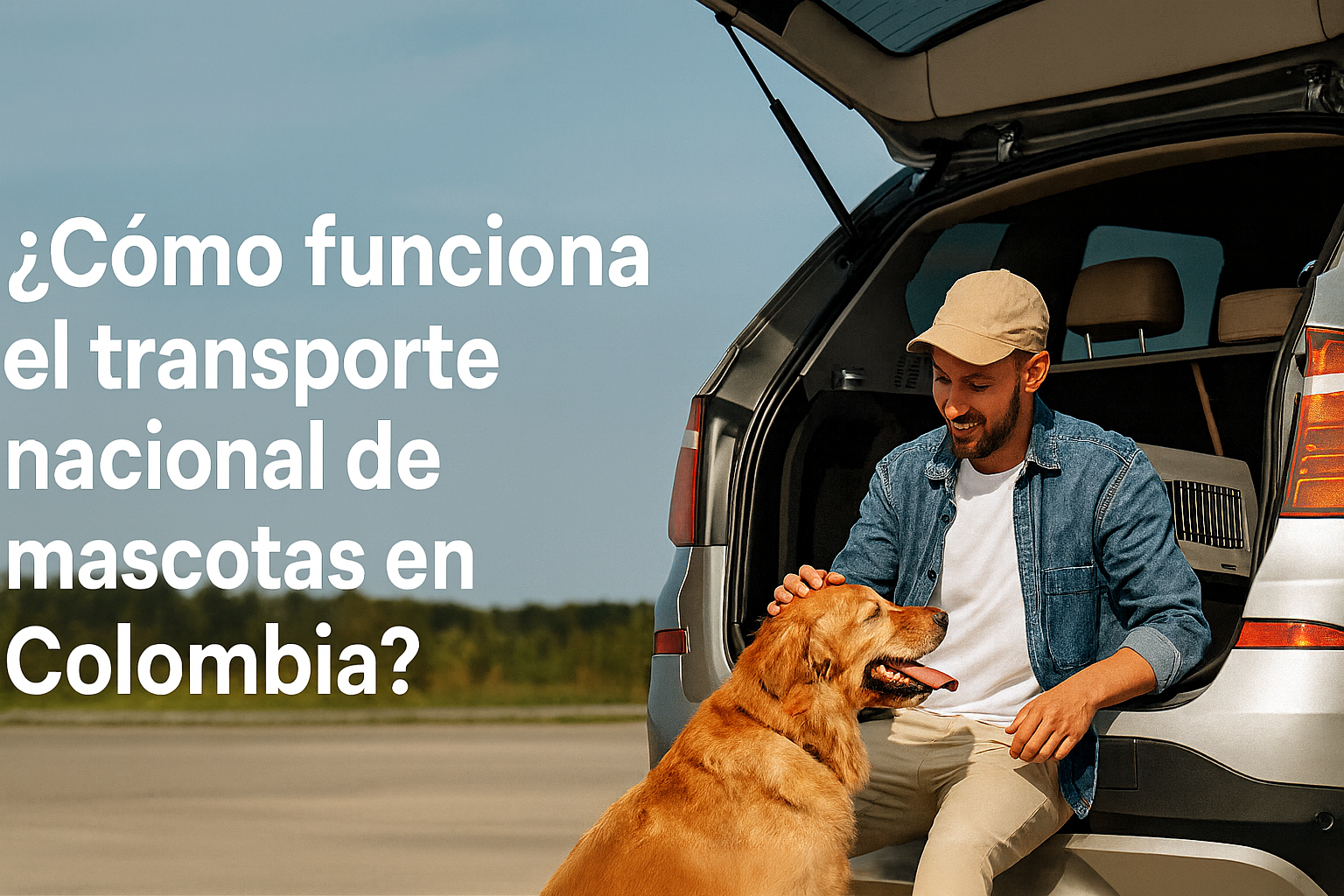 ¿Cómo funciona el transporte nacional de mascotas en Colombia?
